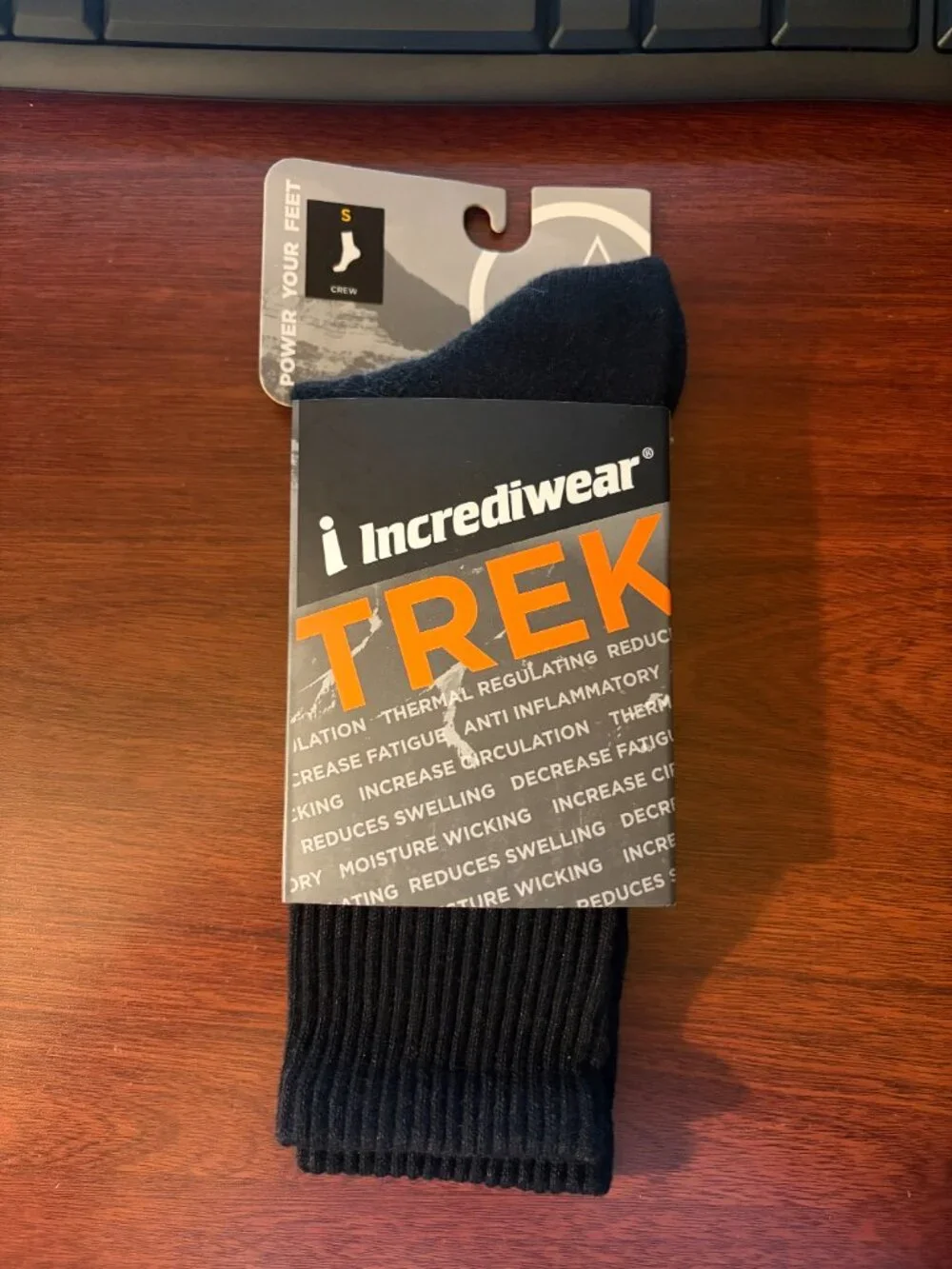 Incrediwear Trek Sock Black